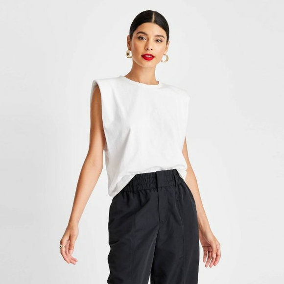 Kahlana Barfield Brown x Target Tops - Sleeveless Cut-Out Back T-Shirt - Future Collective w/ Kahlana Barfield ❤️❤️ HP